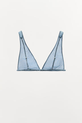 SILK RUCHED BRALETTE