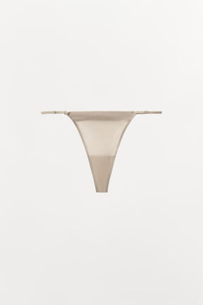 SILK MIX THONG