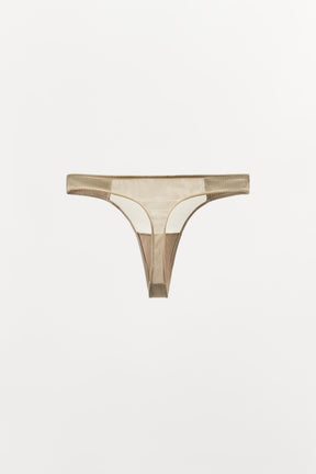 Pleated Thong