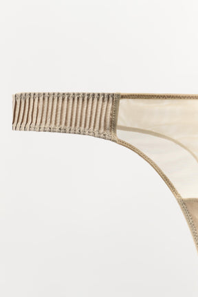Pleated Thong