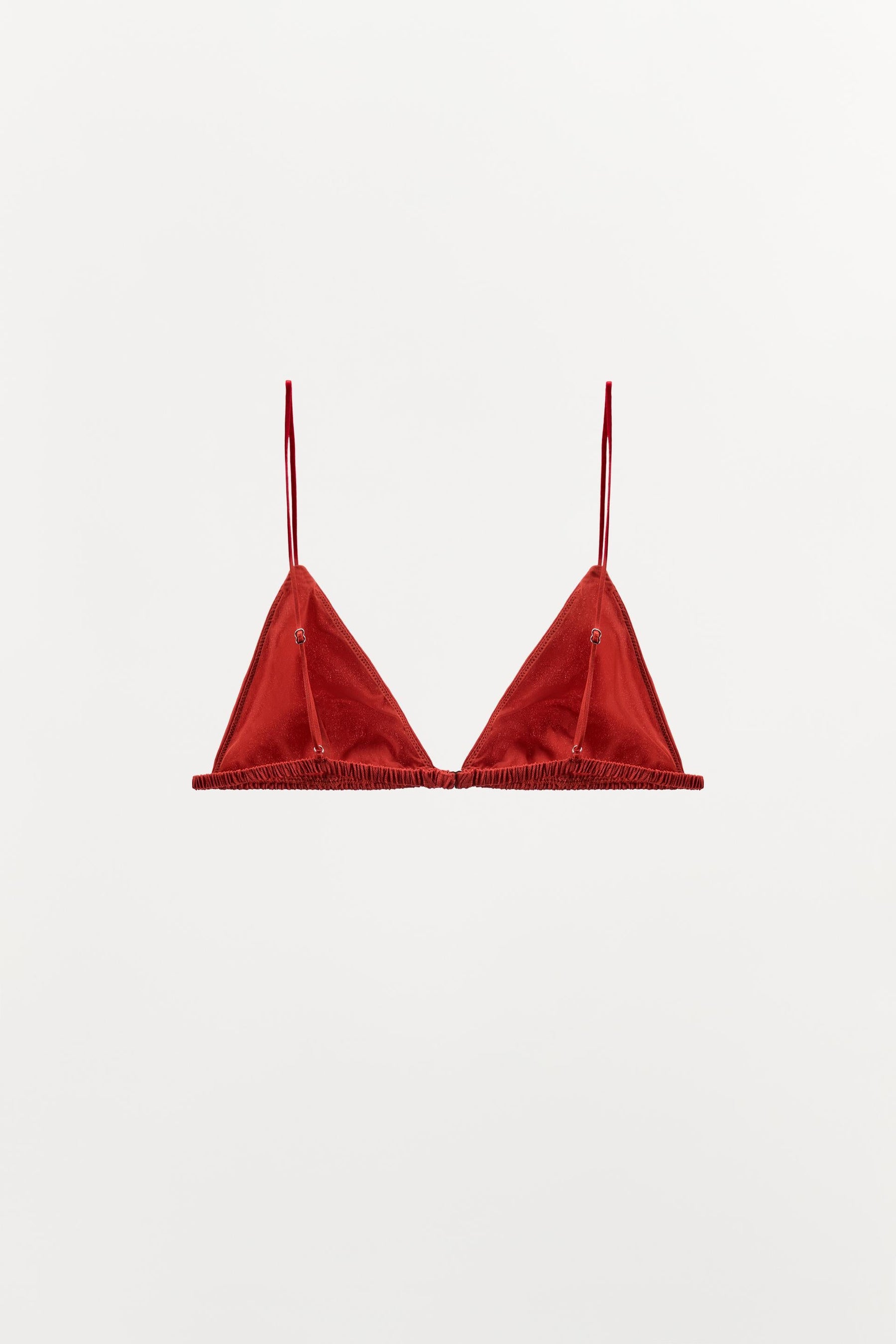 SILK TRIANGLE BRALETTE