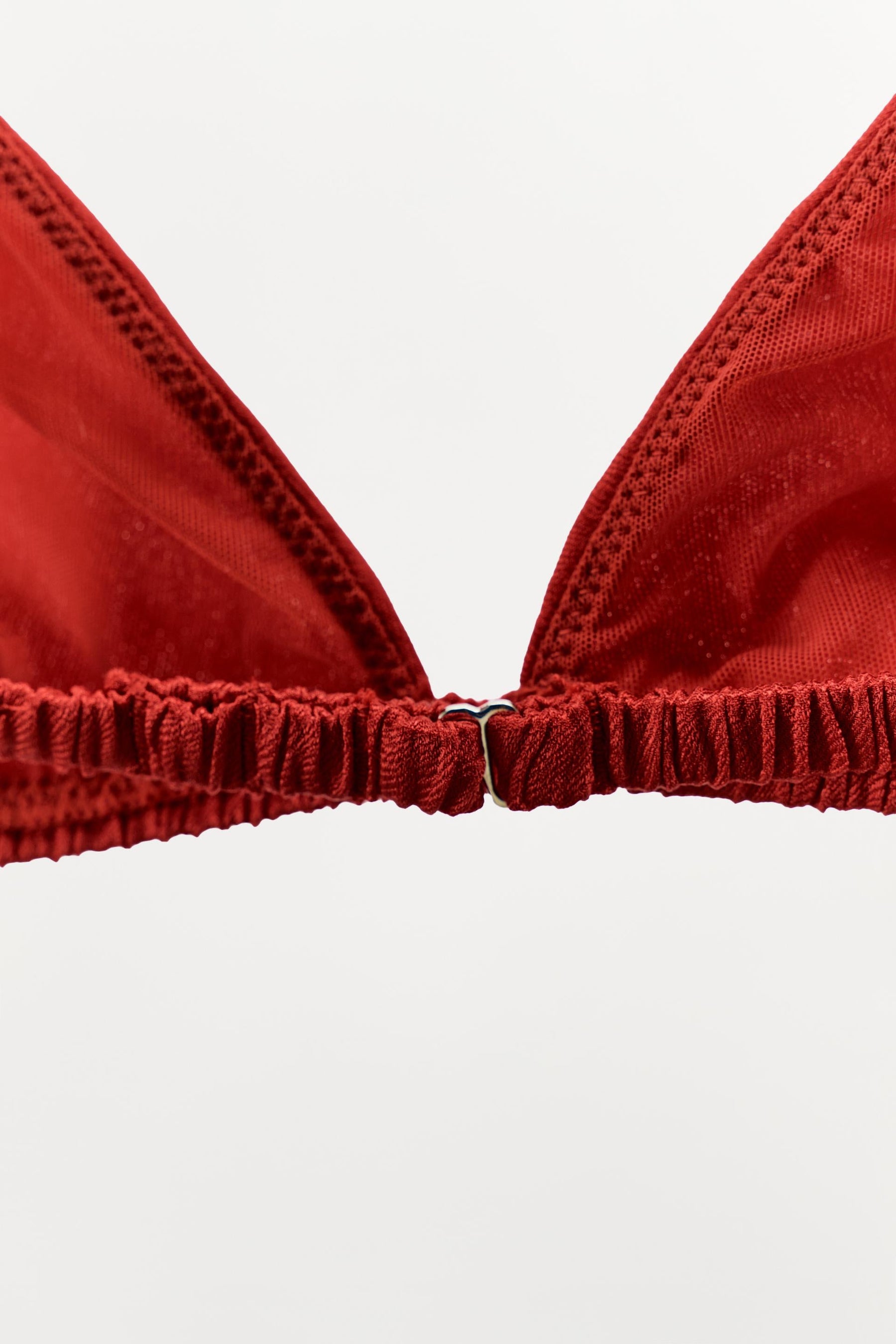 SILK TRIANGLE BRALETTE
