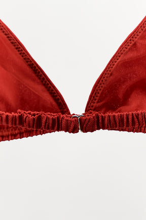 SILK TRIANGLE BRALETTE