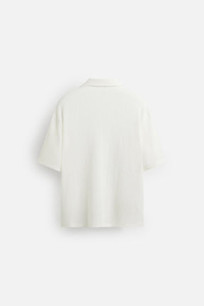 CREASED-EFFECT TEXTURED SHIRT - Image 6
