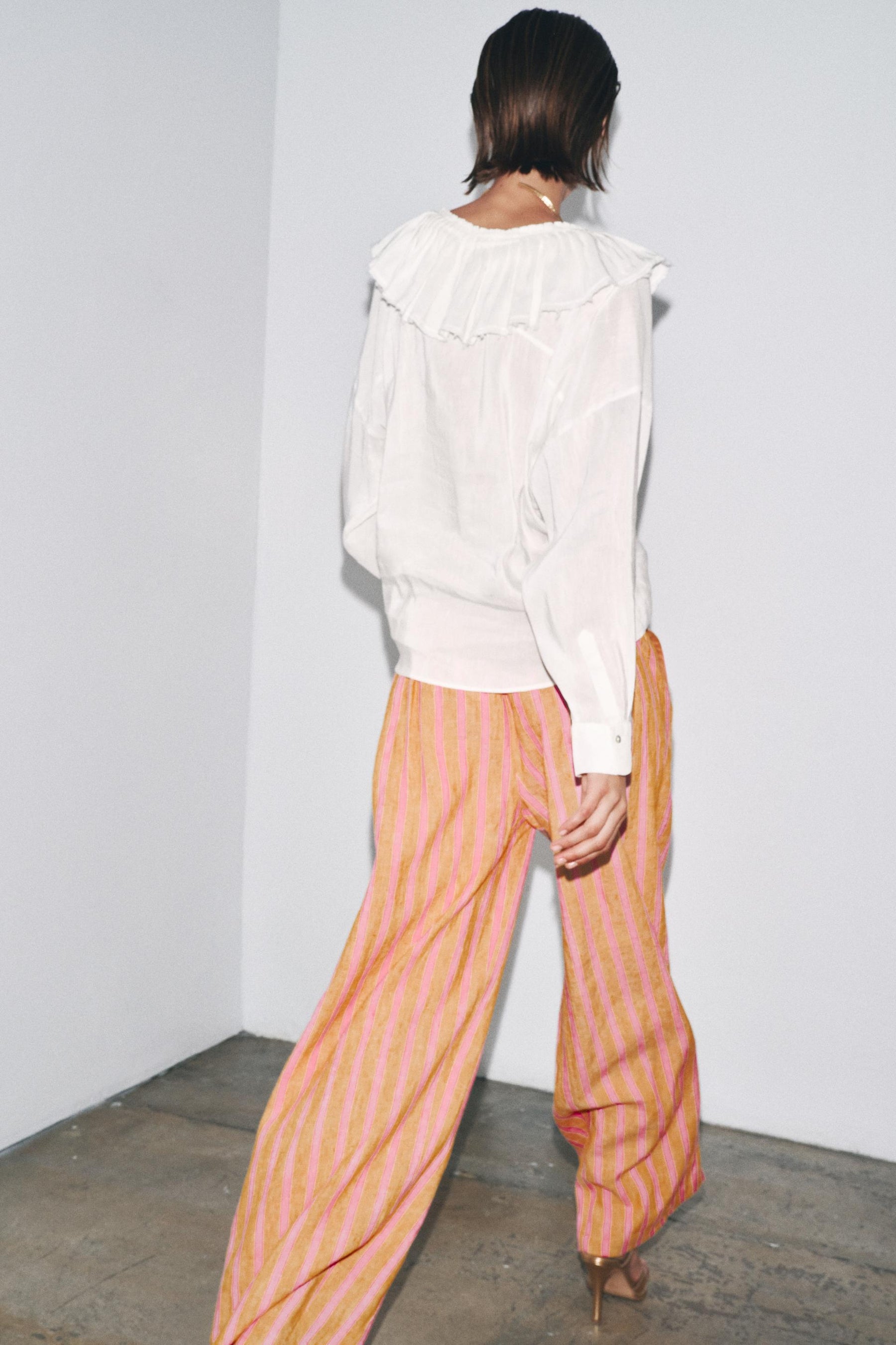 Linen Blend Trousers