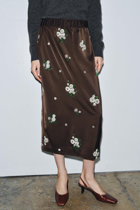 Sequin Embroidered Fashion Skirt
