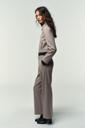 Zip-up Short Jacket