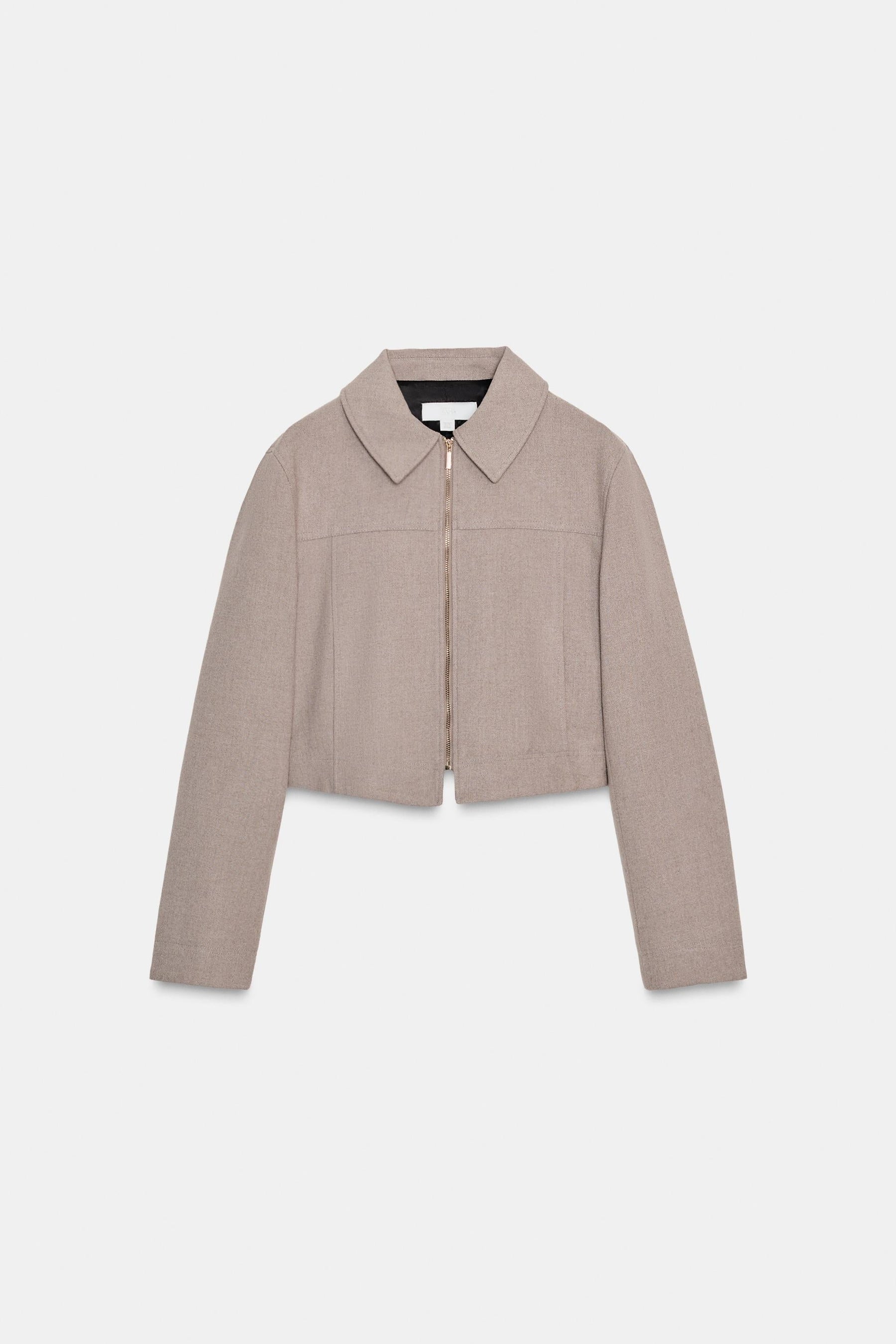 Zip-up Short Jacket