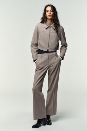 Zip-up Short Jacket