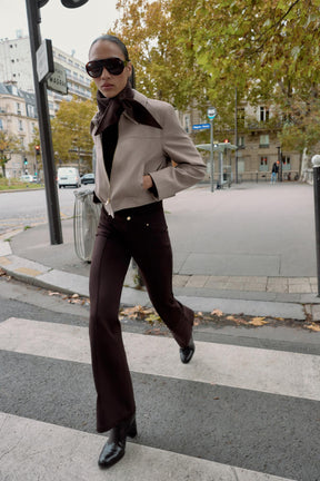 SHORT ZIP-UP JACKET - Image 1