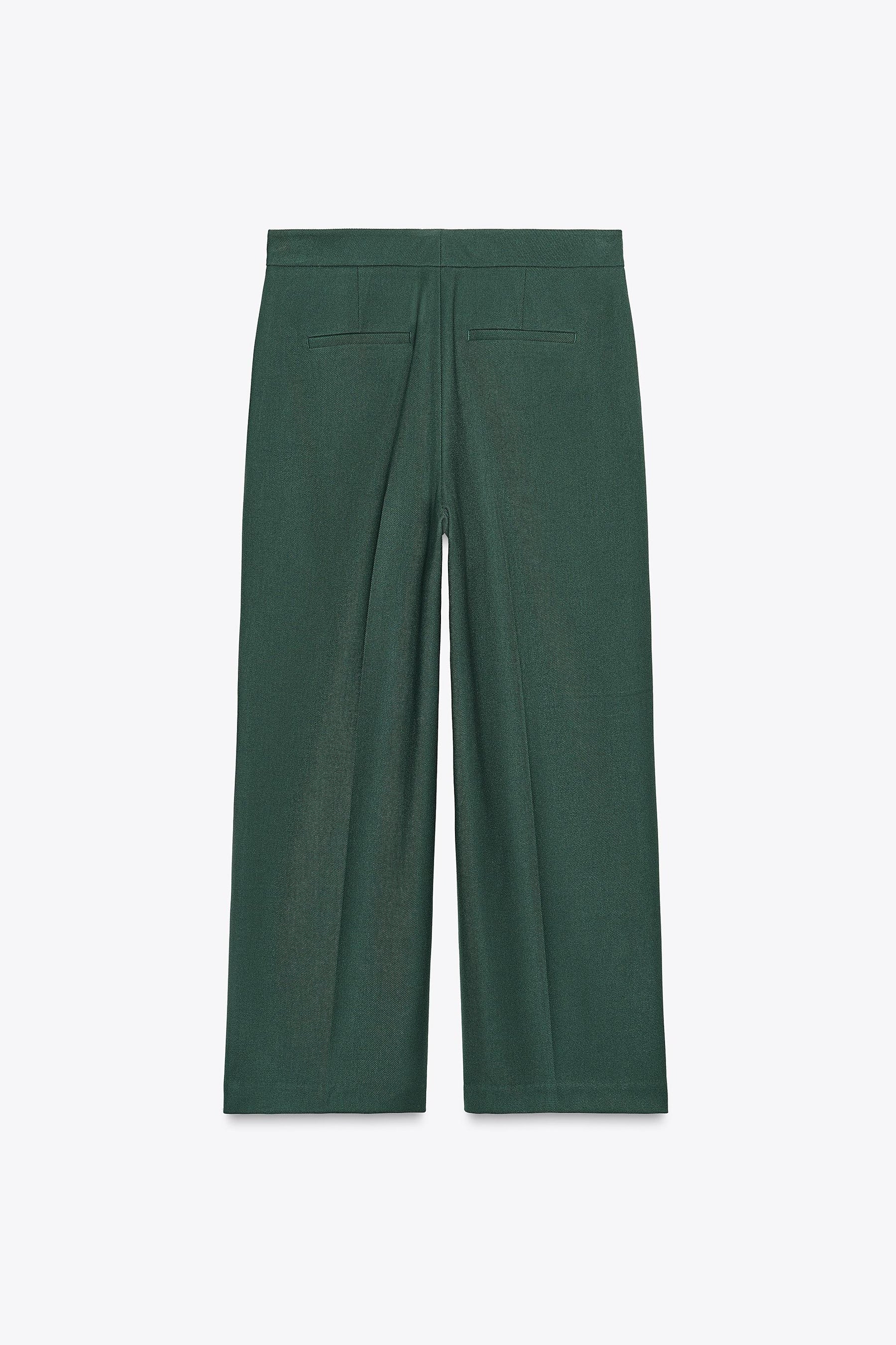 High-waist Culotte Trousers