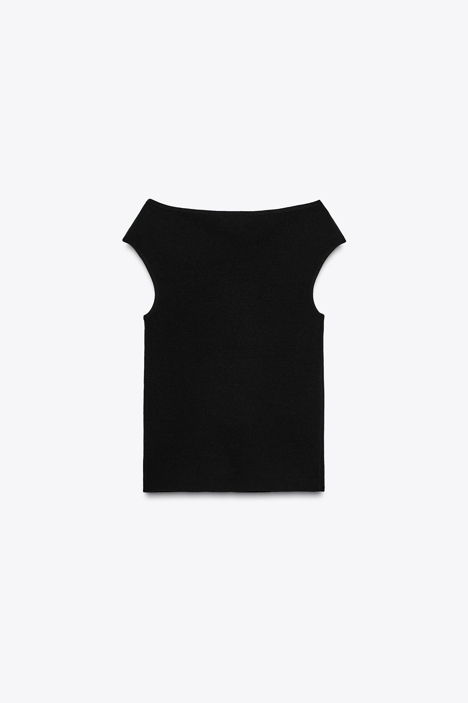 Knit Boat Neck Top