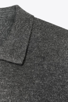 Cardigan mit Kunstpelzrevers