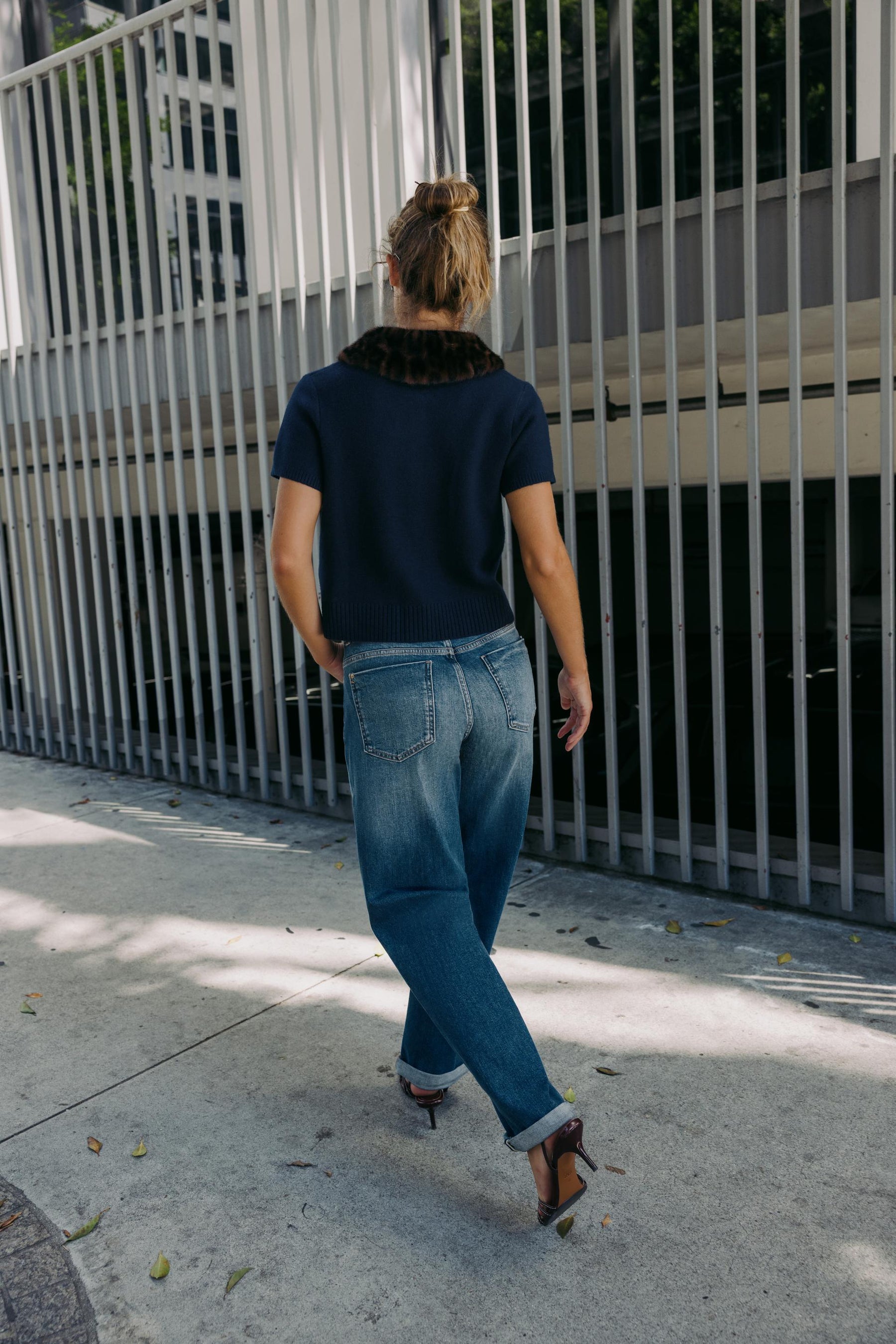 Animal Print Knit Cardigan