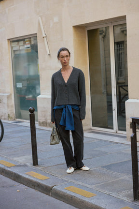 V-NECK CARDIGAN - Image 1