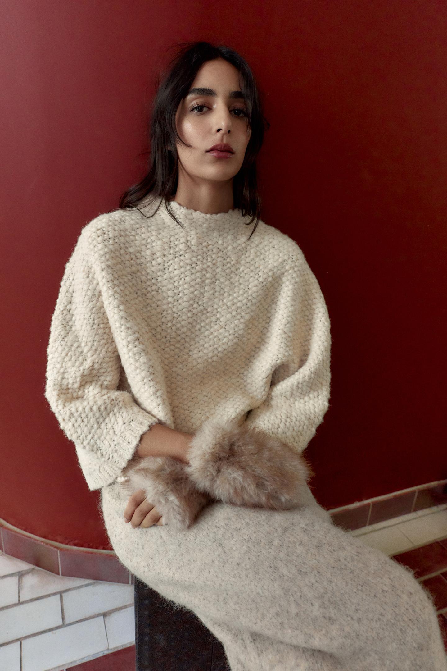 Cape Knit Sweater