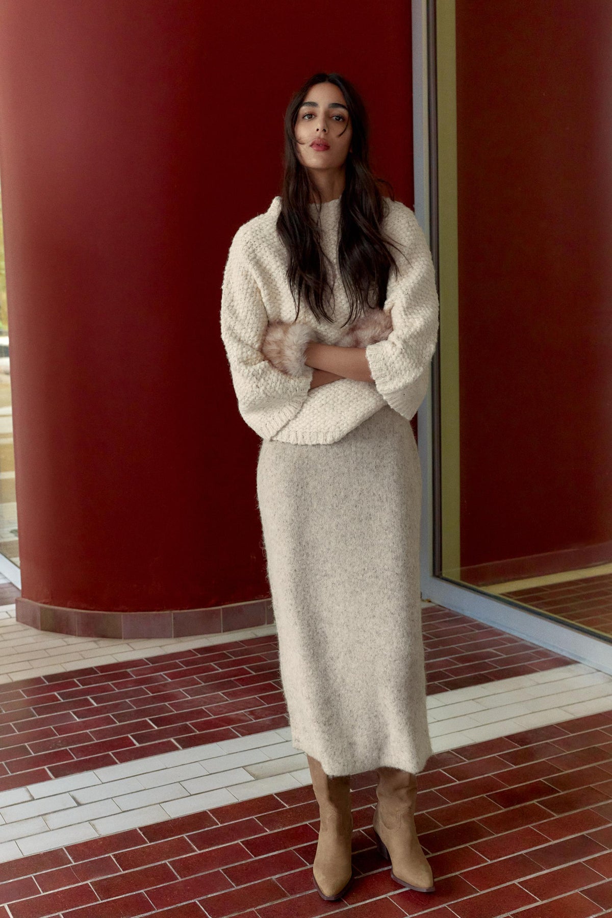 Cape Knit Sweater