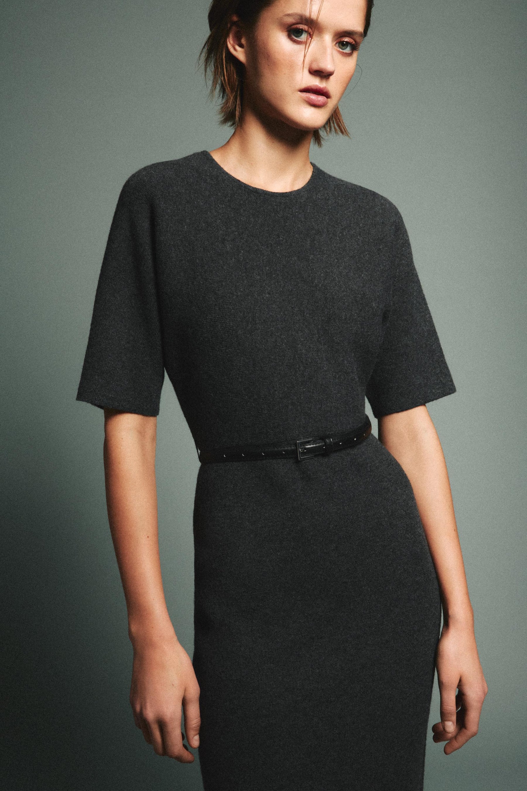 Belted Midi Dress