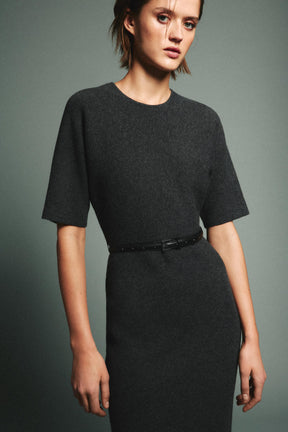Belted Midi Dress