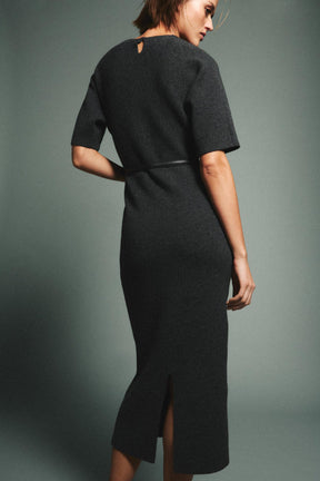 Belted Midi Dress