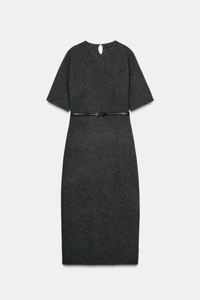 Belted Midi Dress