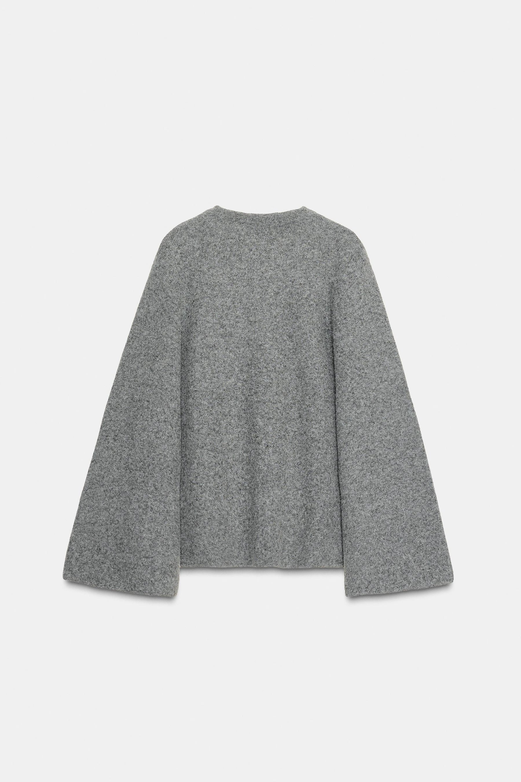 Cardigan mit offenen Ärmeln