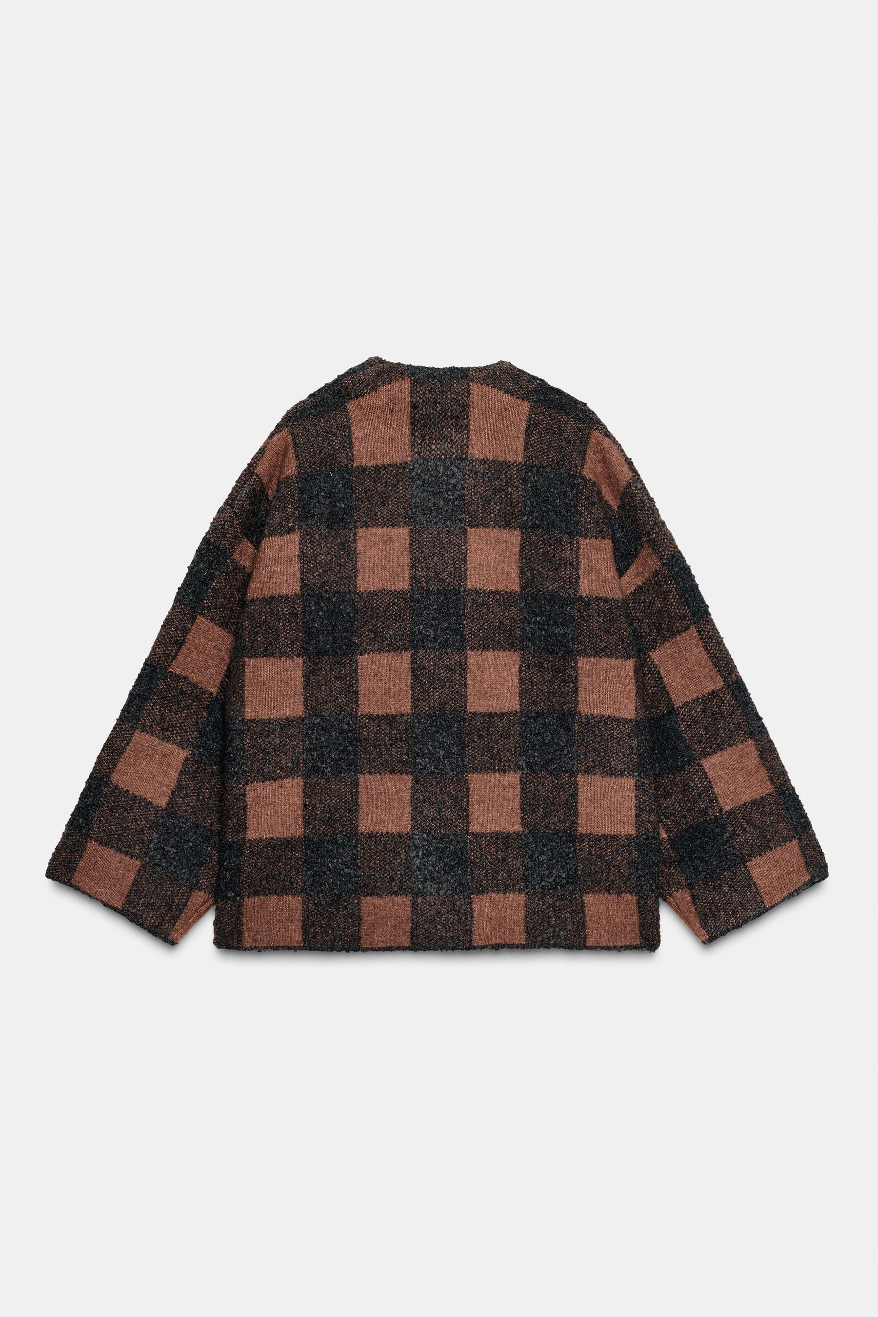 CHECKED CARDINGAN - Image 5