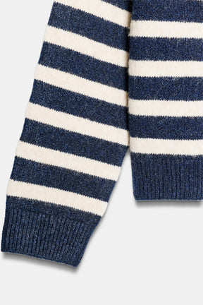 Gestreifter Cardigan