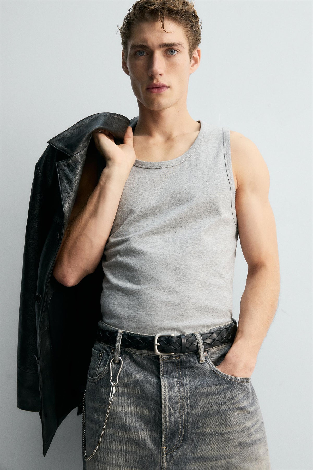 Braided Leather Belt