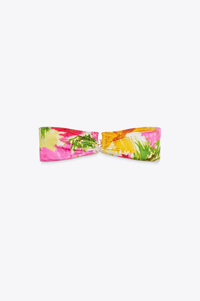 BEDRUCKTES BIKINI-TOP