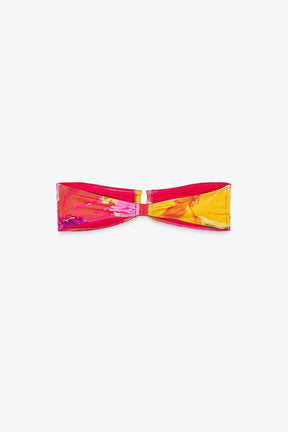 BEDRUCKTES BIKINI-TOP