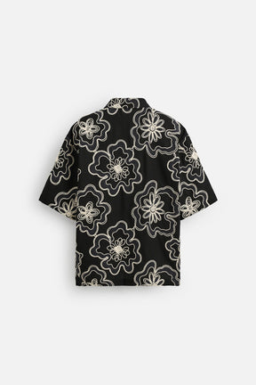 TEXTURED EMBROIDERY SHIRT - Image 7