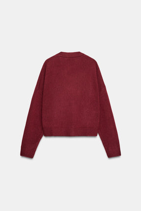 Wool jacket with gold