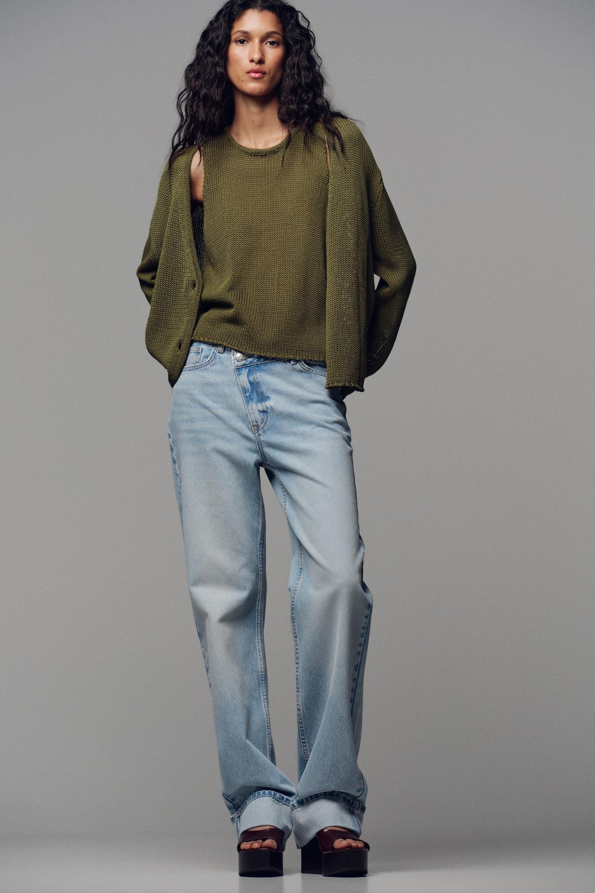 Cotton Knit Cardigan