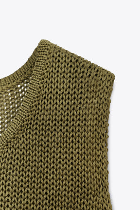 Cotton Knit Top