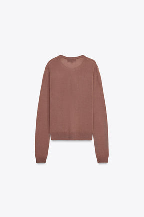 100% WOOL CARDIGAN - Image 1