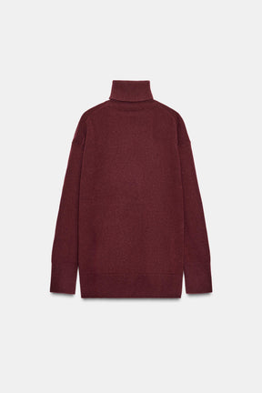 OVERSIZED WOOL HIGH JUMPER