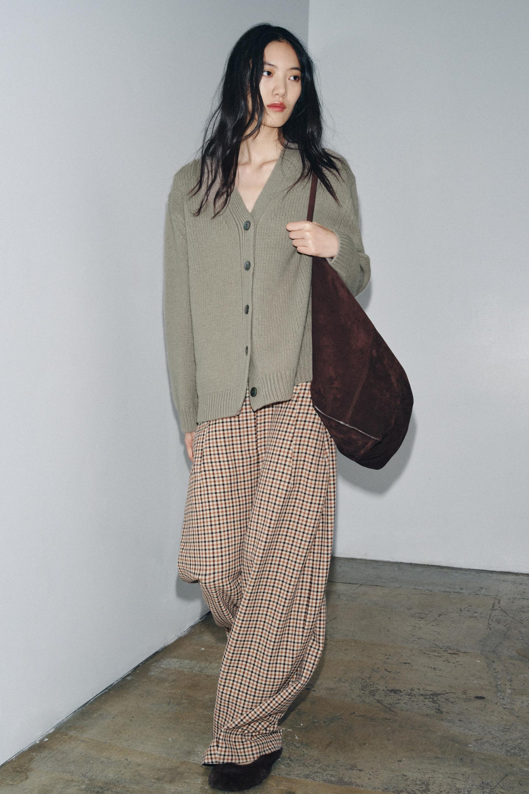 Wool V-Neck Cardigan