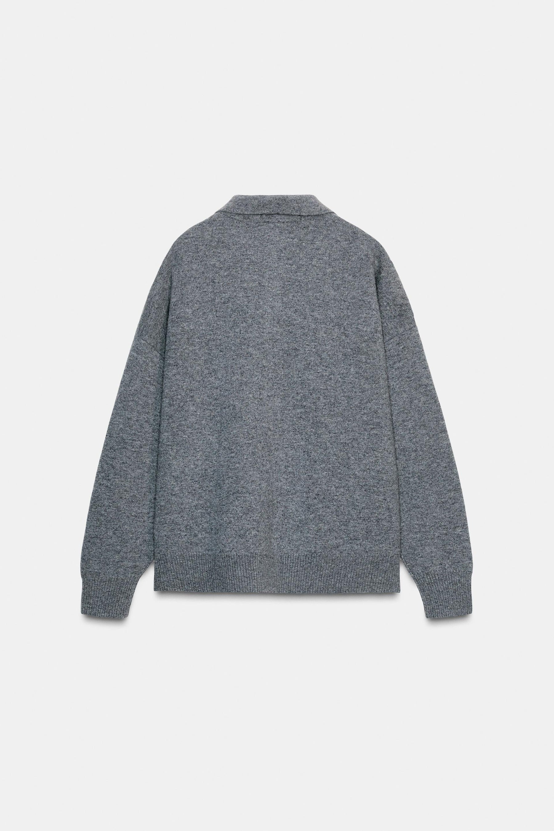 Wool Knit Polo Shirt