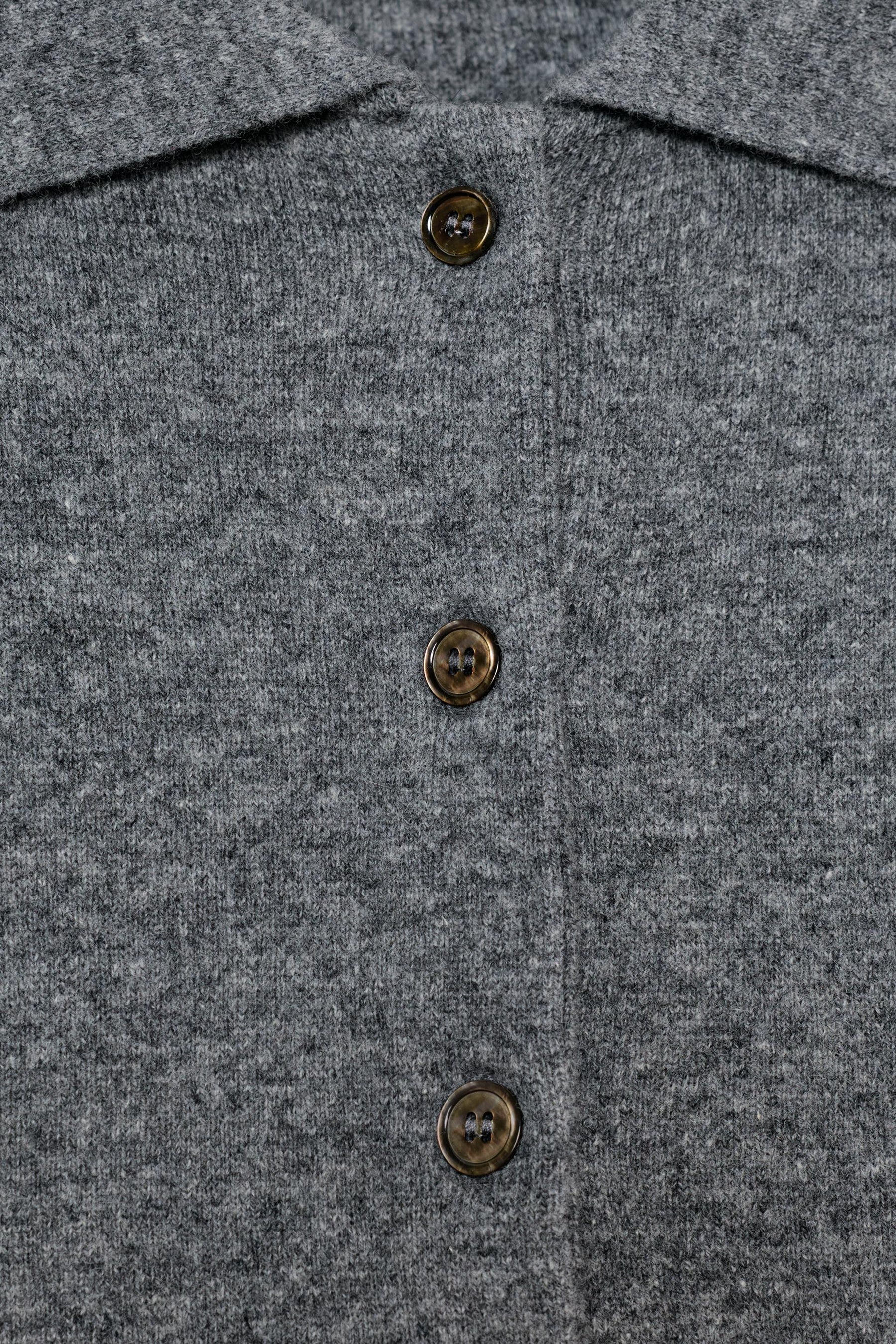 Wool Knit Polo Shirt