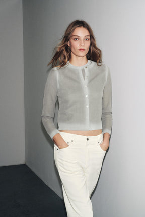 Faded Effect Cardigan