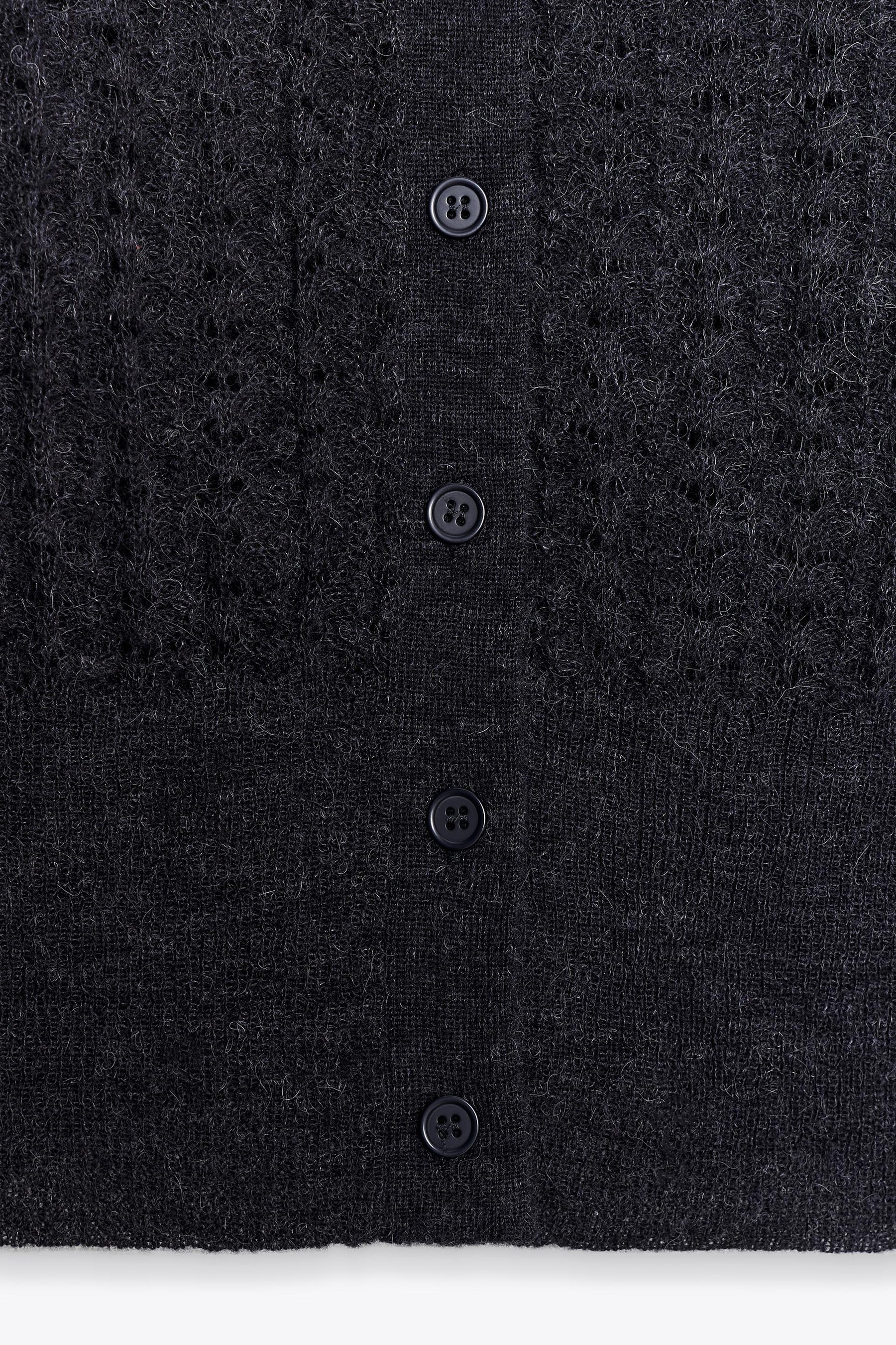 Wool Alpaca Knit Cardigan