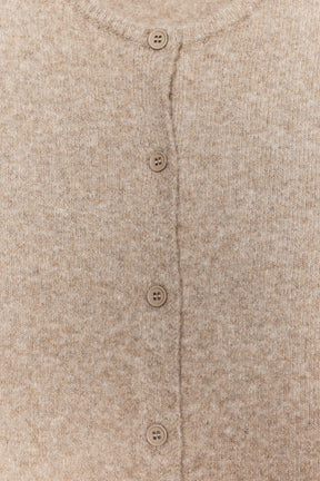 Knoten-Strickjacke