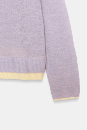 KNIT JUMPER WITH CONTRAST TRIMS - Image 5