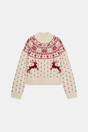 Jacquard Knit Jumper