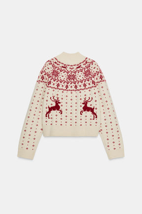 Jacquard Knit Jumper