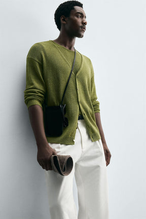 LINEN BLEND CARDIGAN - Image 6