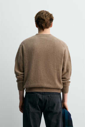 WOOL - CASHMERE CARDIGAN AARON LEVINE X - Image 3