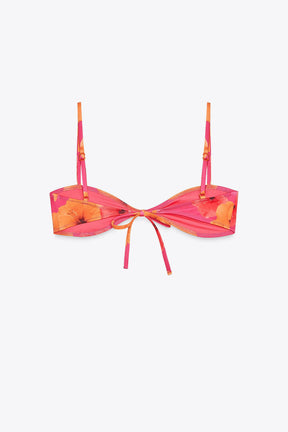 PRINTED BIKINI TOP