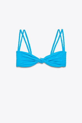 BRAIDED STRAP BIKINI TOP